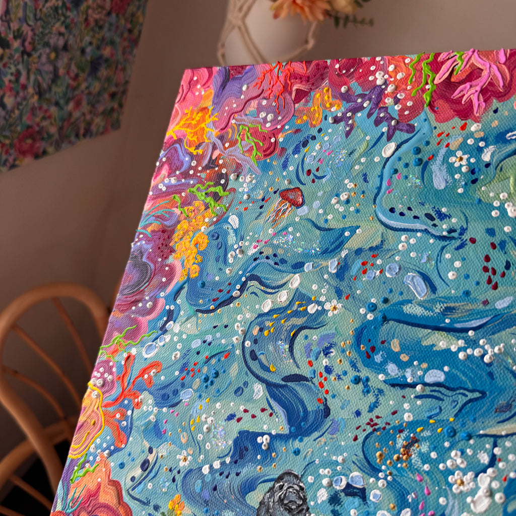 Floral Original Painted Canvas No. 20