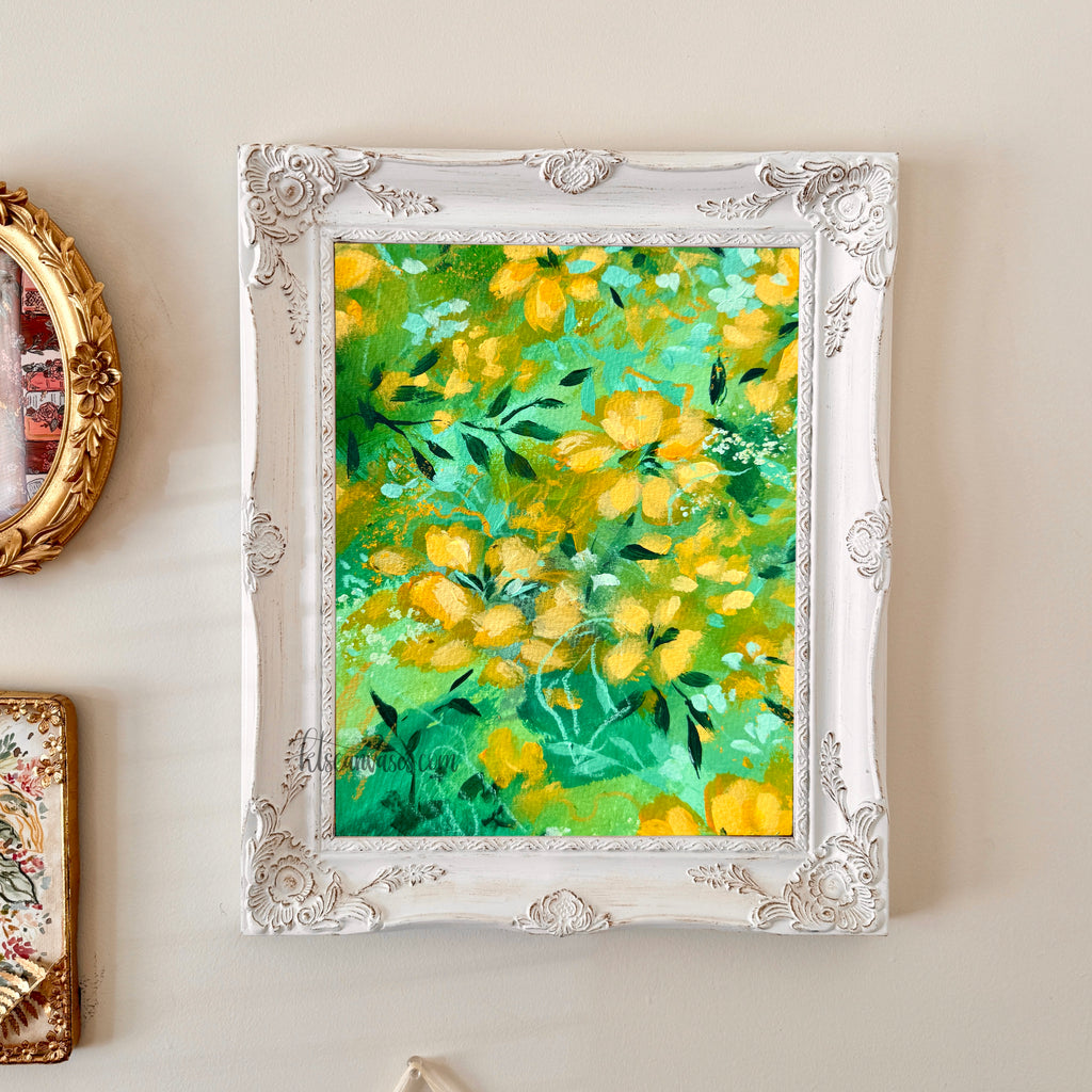 Ella’s Citrus Florals Art Print Set