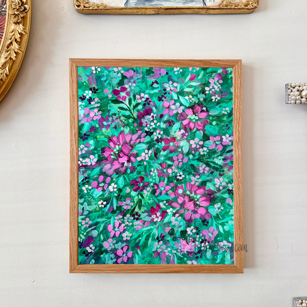 Ella’s Abstract Garden No. 32 Art Print