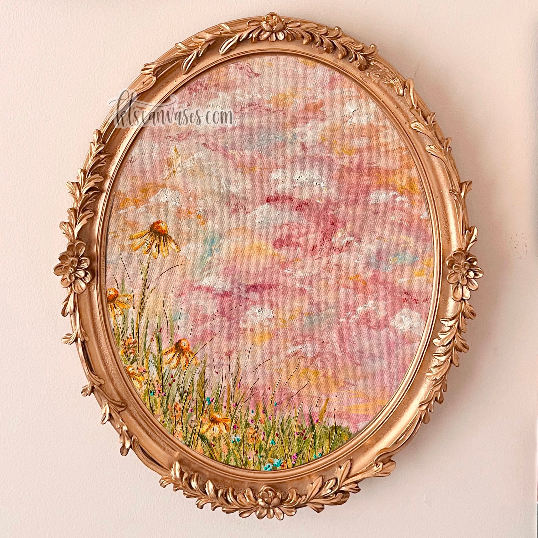 Abstract Garden No. 48 Art Print – KT's Canvases