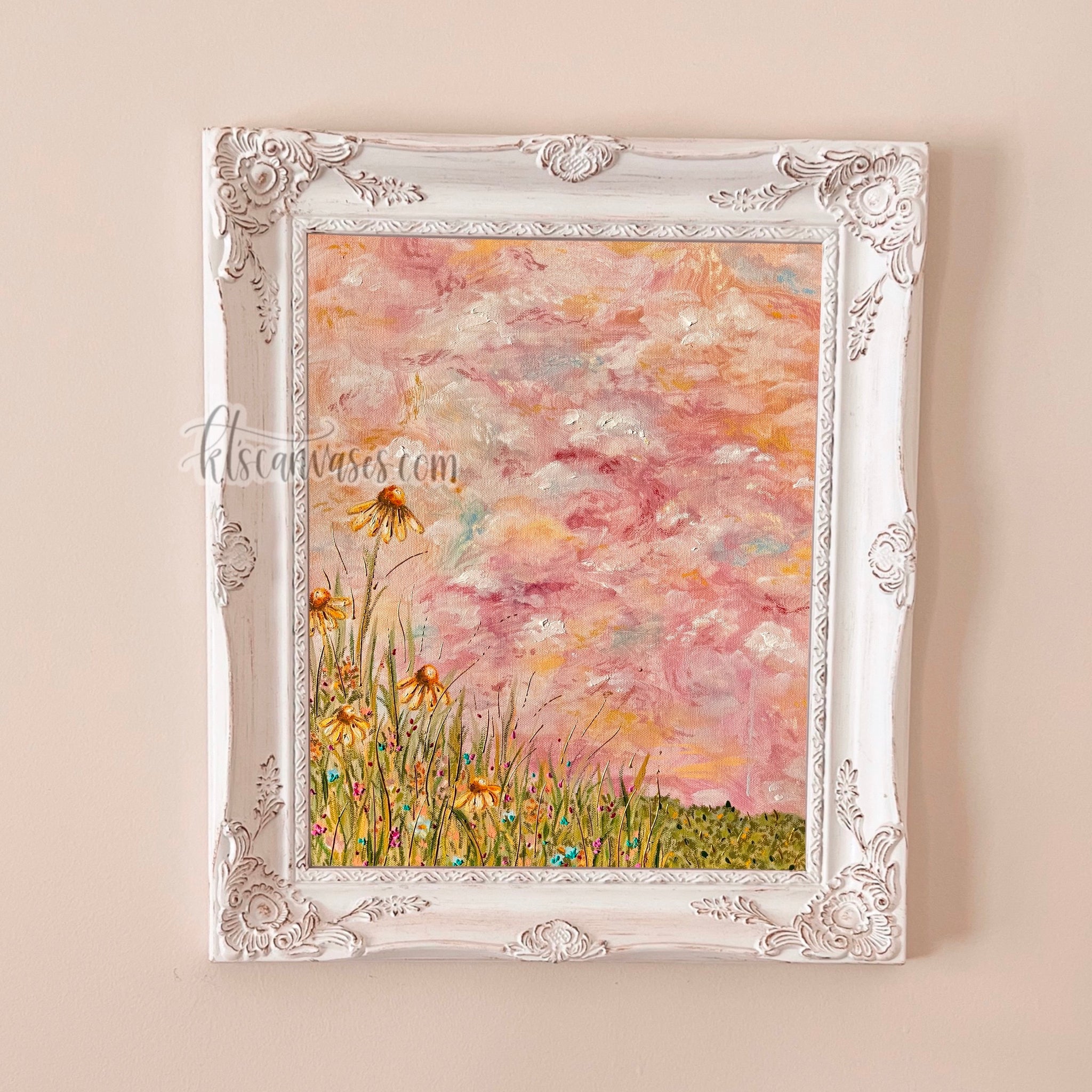 Abstract Garden No. 48 Art Print – KT's Canvases