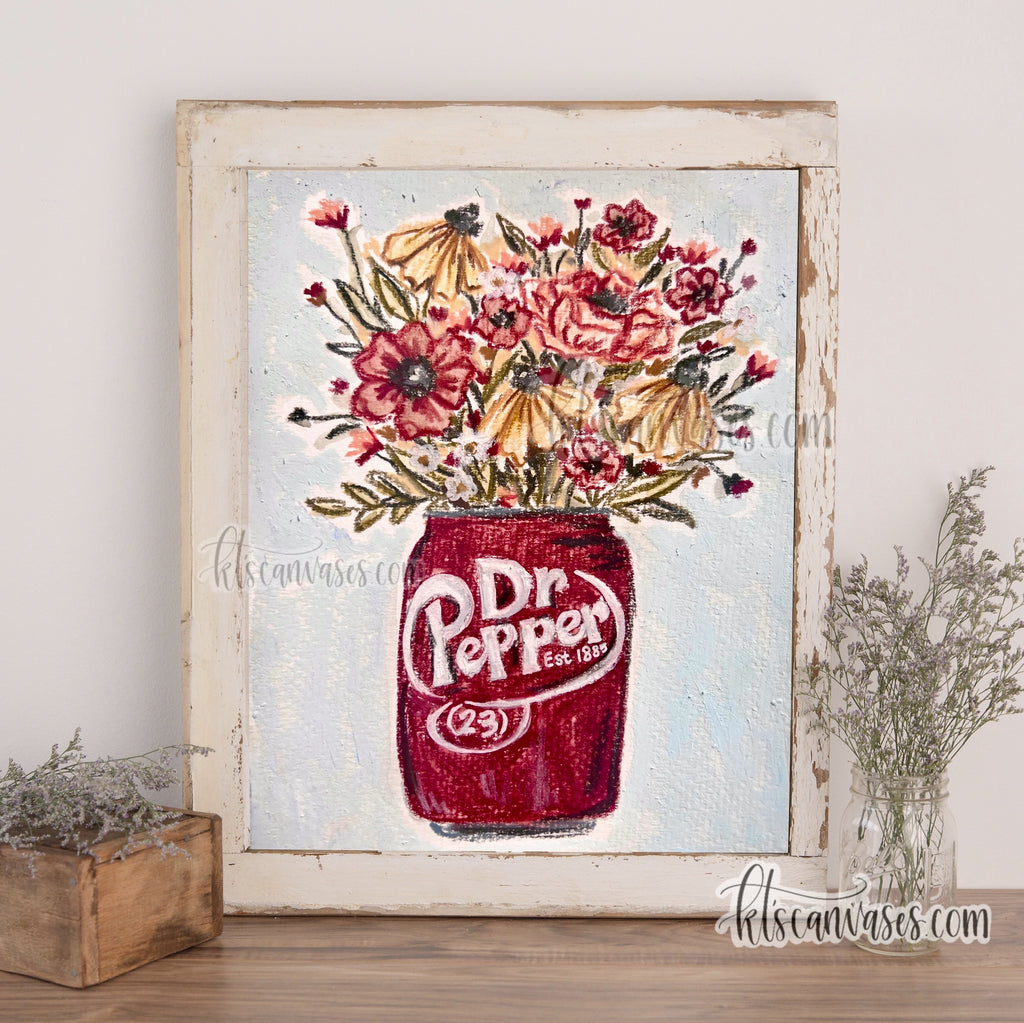 Soda Can Bouquet No. 1 Art Print