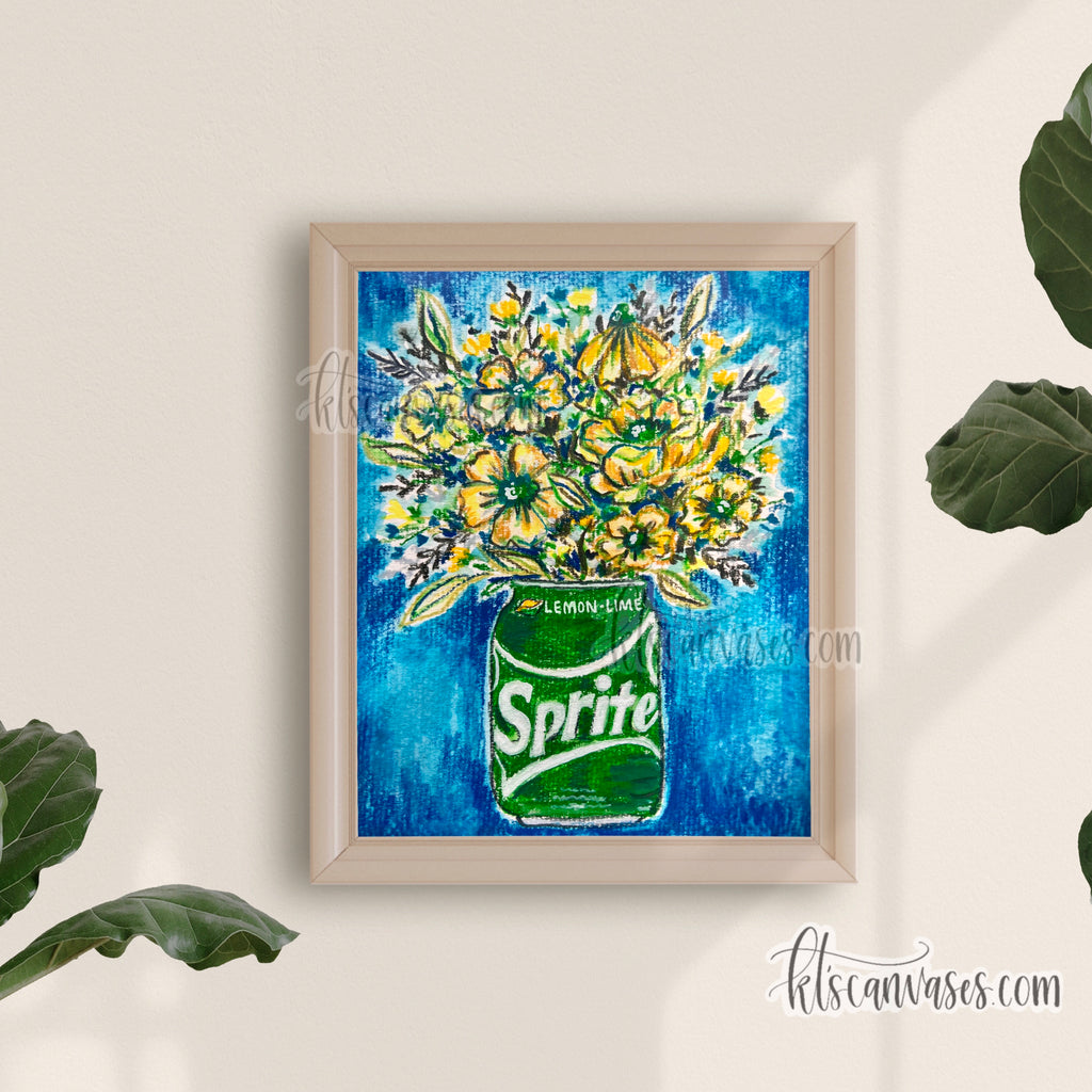 Soda Can Bouquet No. 2 Art Print