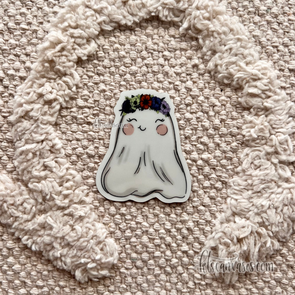 Mini Ghost Glow in the Dark Sticker