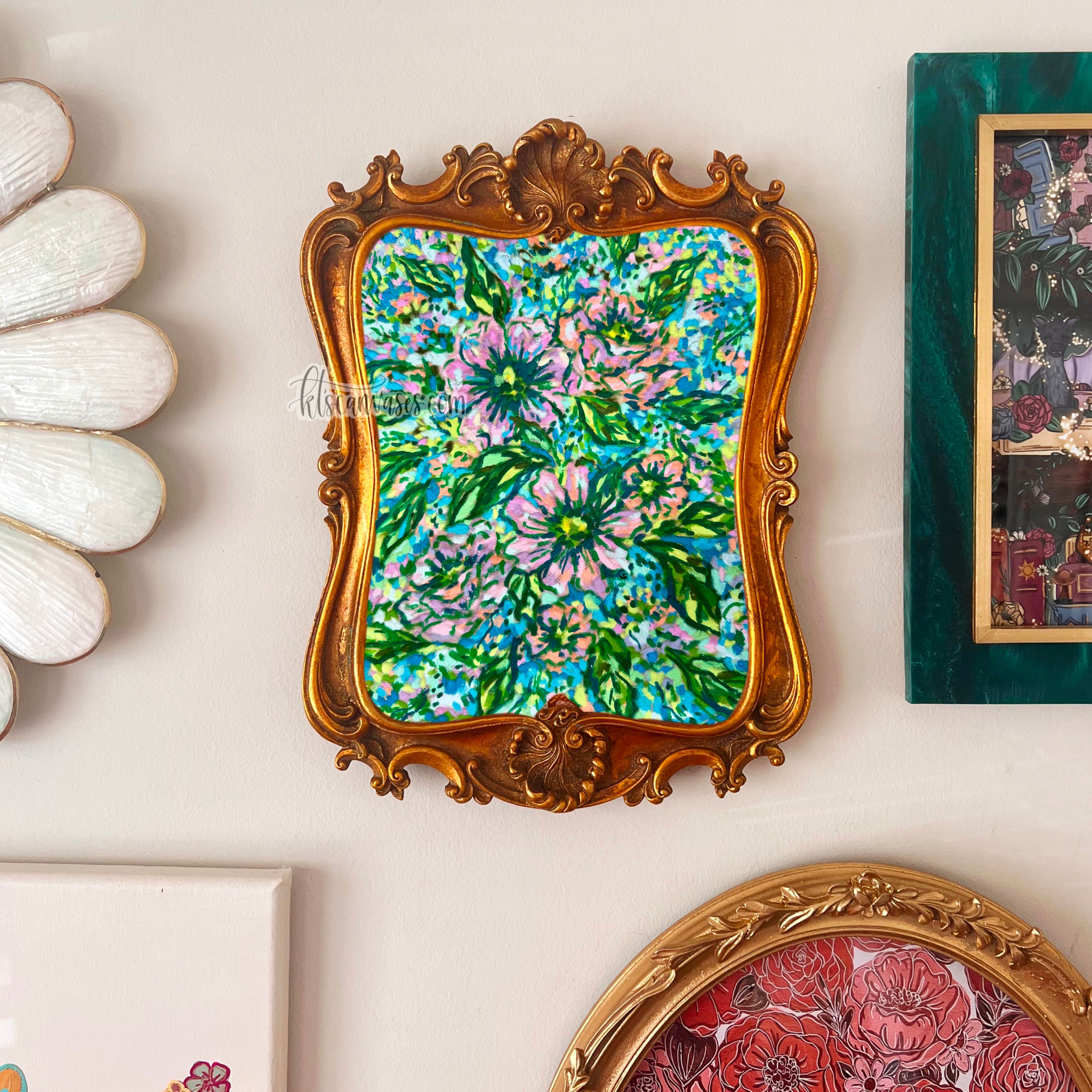 Abstract Garden No. 22 Art Print – KT's Canvases