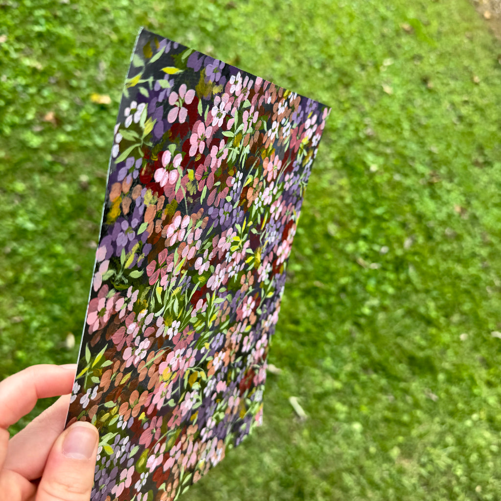 Original Ella’s Moody Abstract Garden Art Paper No. 1