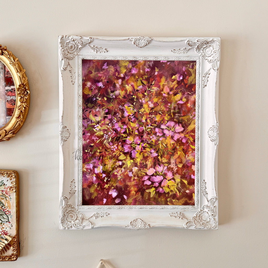 Ella’s Abstract Garden No. 21 Art Print