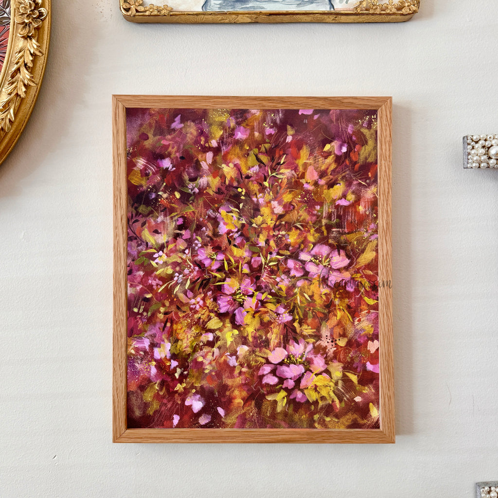 Ella’s Abstract Garden No. 21 Art Print