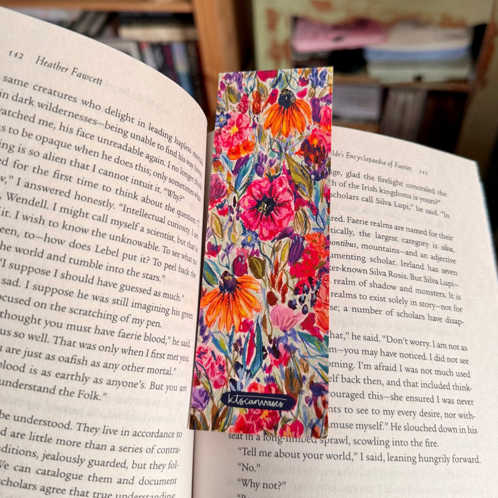 Abstract Garden No. 4 Double Sided Bookmark