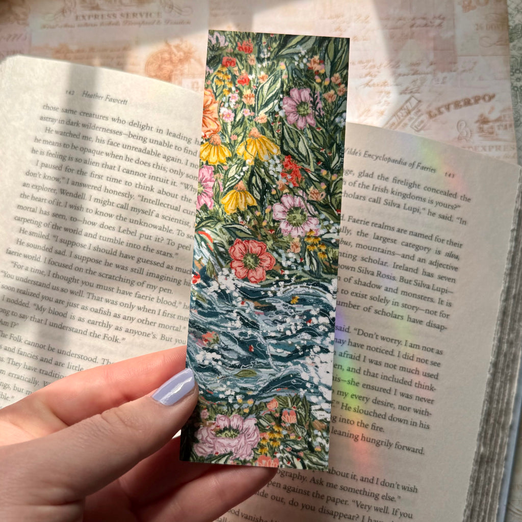 Abstract Garden No. 9 Double Sided Bookmark