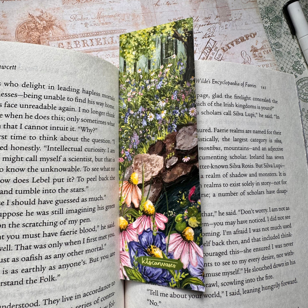 Grandma's Garden Double Sided Bookmark