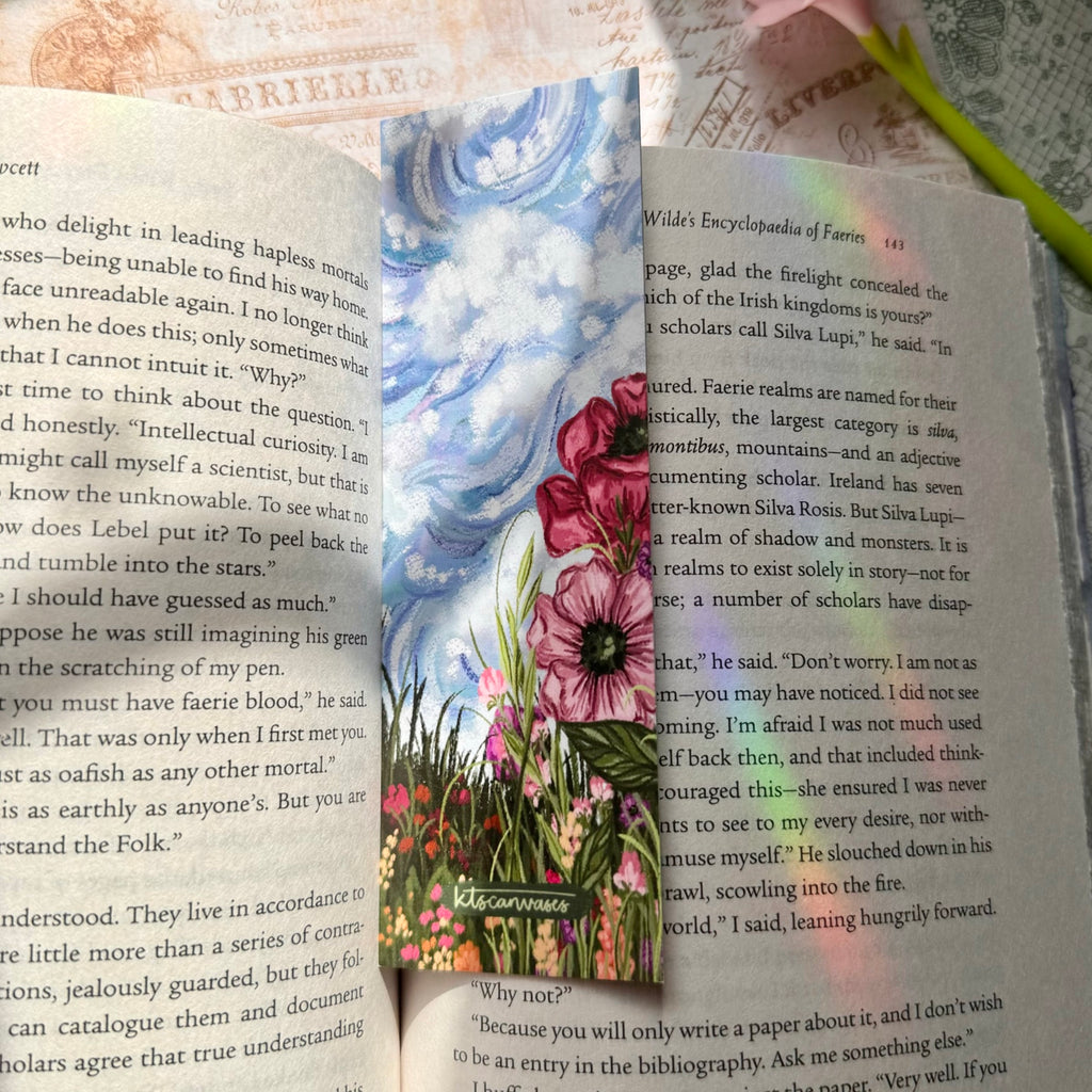 Abstract Garden No. 12 Double Sided Bookmark