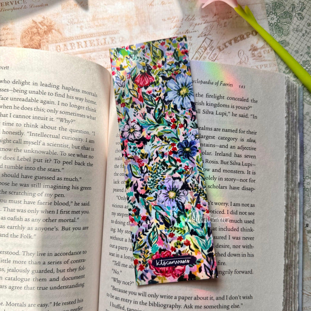 Abstract Garden No. 5 Double Sided Bookmark
