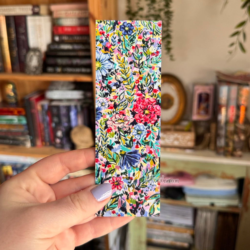 Abstract Garden No. 5 Double Sided Bookmark