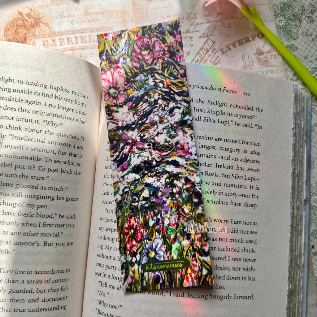 Abstract Garden No. 15 Double Sided Bookmark