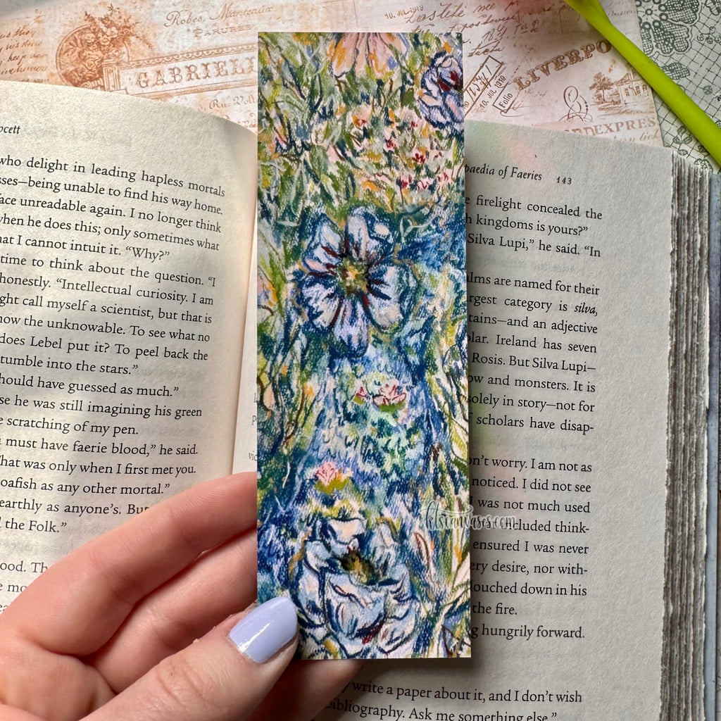 Abstract Garden No. 3 Double Sided Bookmark