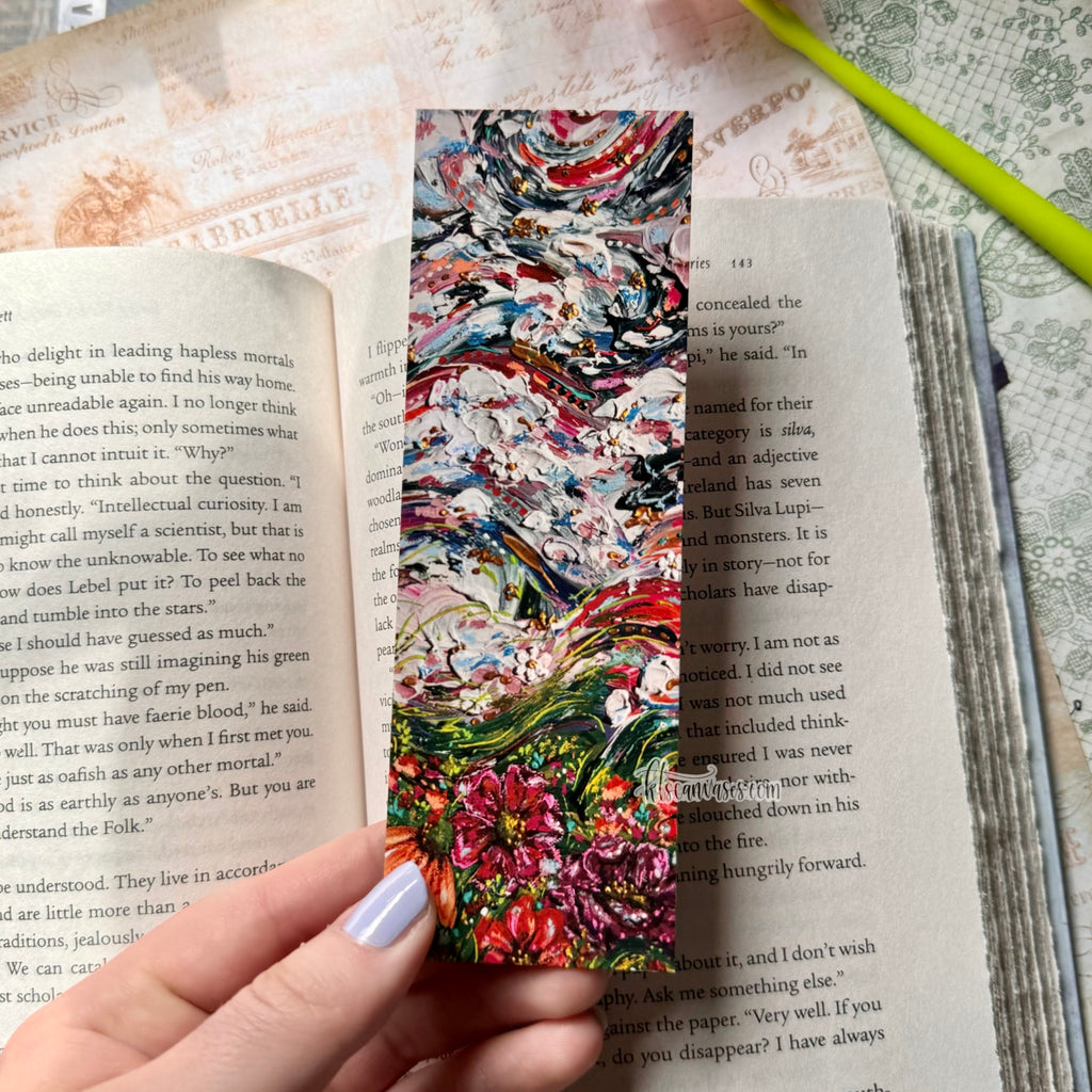 Abstract Garden No. 16 Double Sided Bookmark