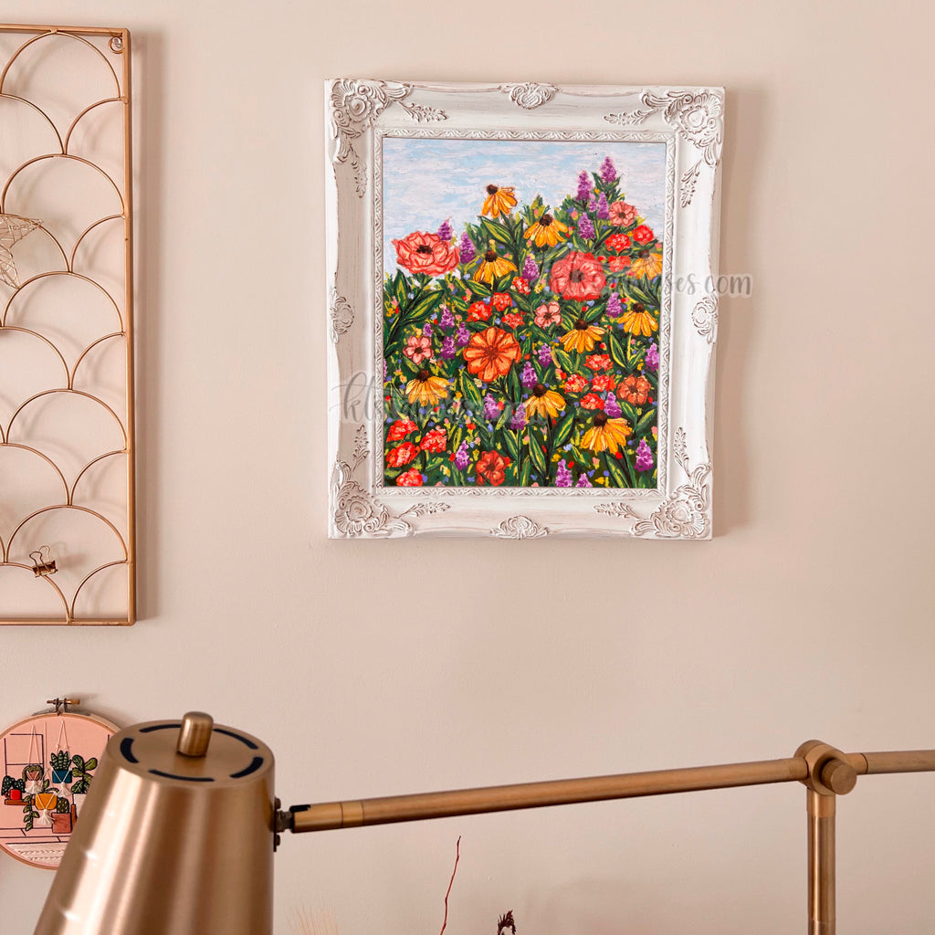 Wildflower Field Florals No. 3 Art Print