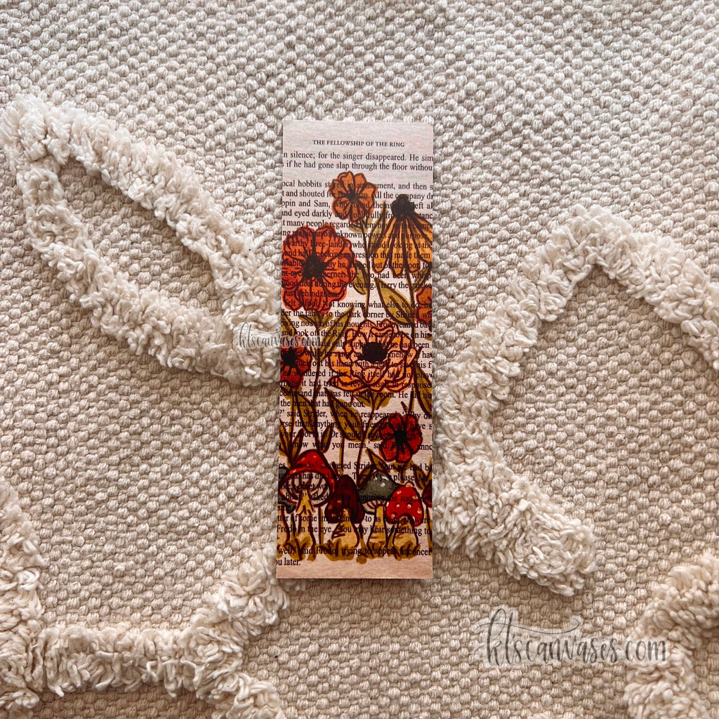 Fellowship Floral Double Sided Bookmark