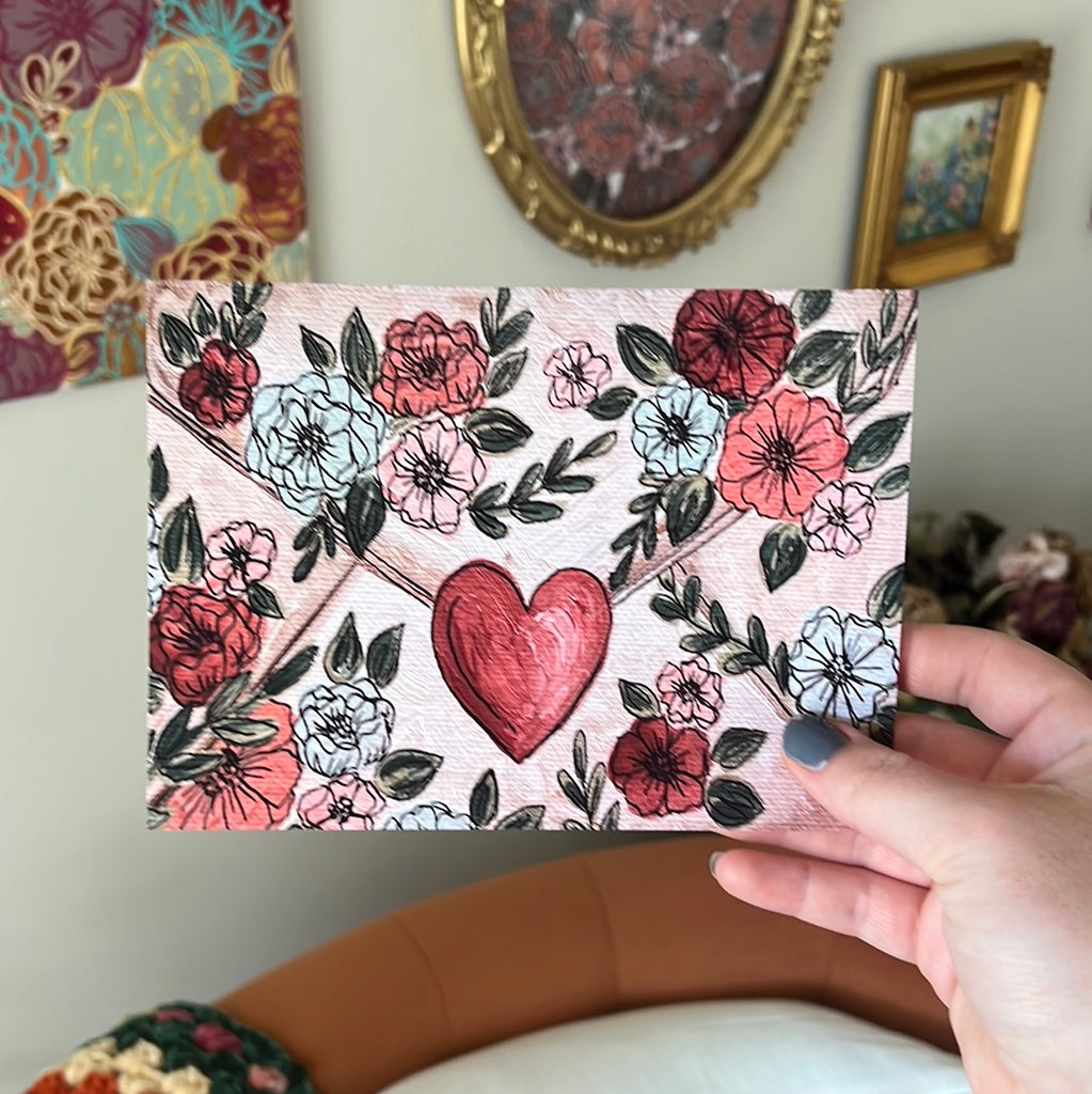 Floral Love Letter #1 Art Print