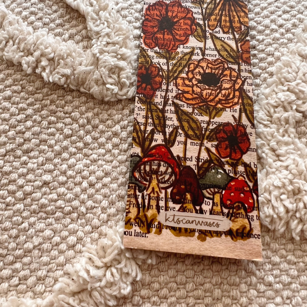 Fellowship Floral Double Sided Bookmark