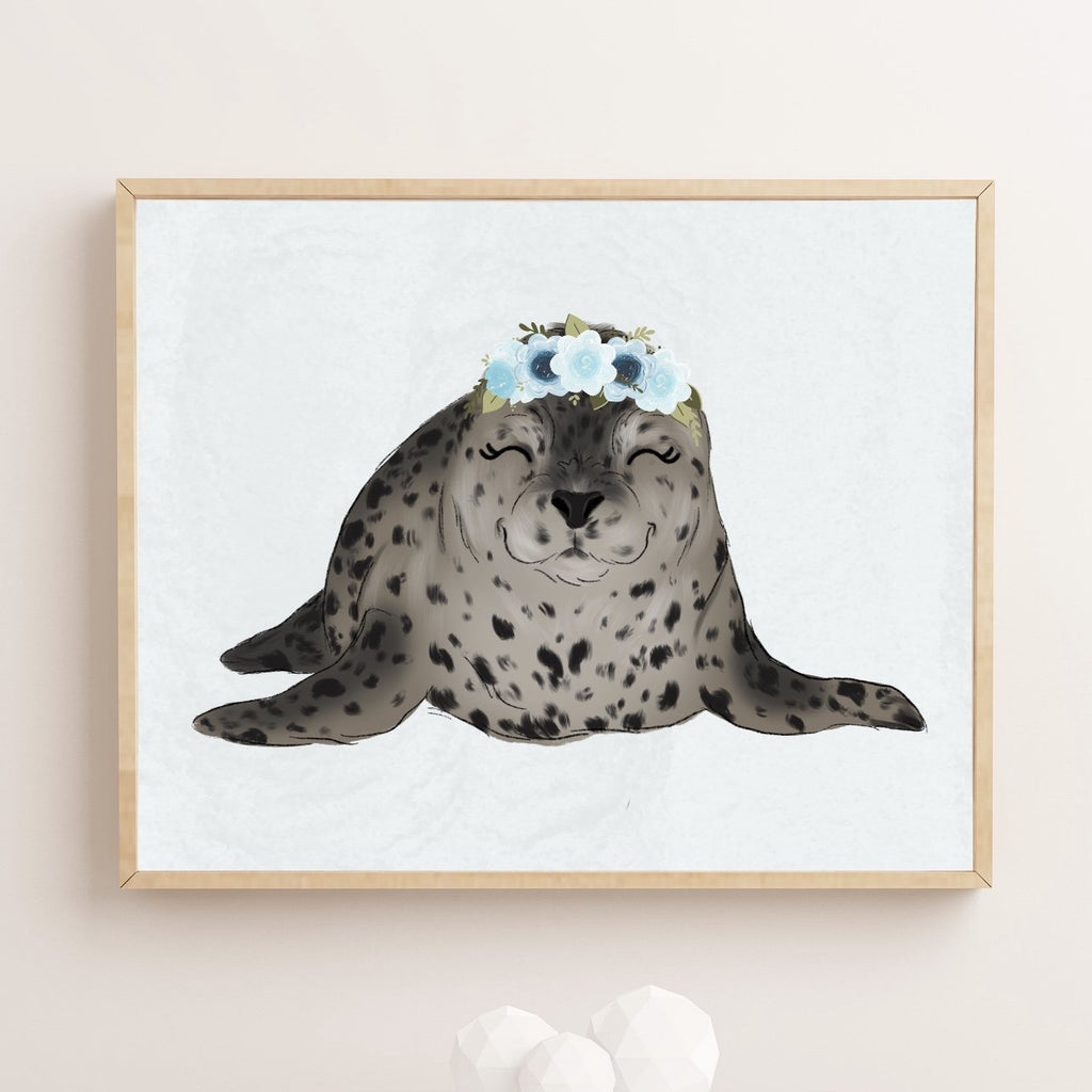 Spotted Seal Art Print