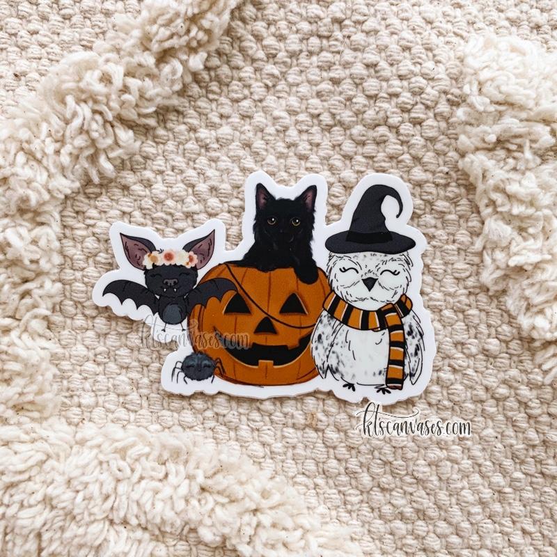 Spooky Friends Sticker