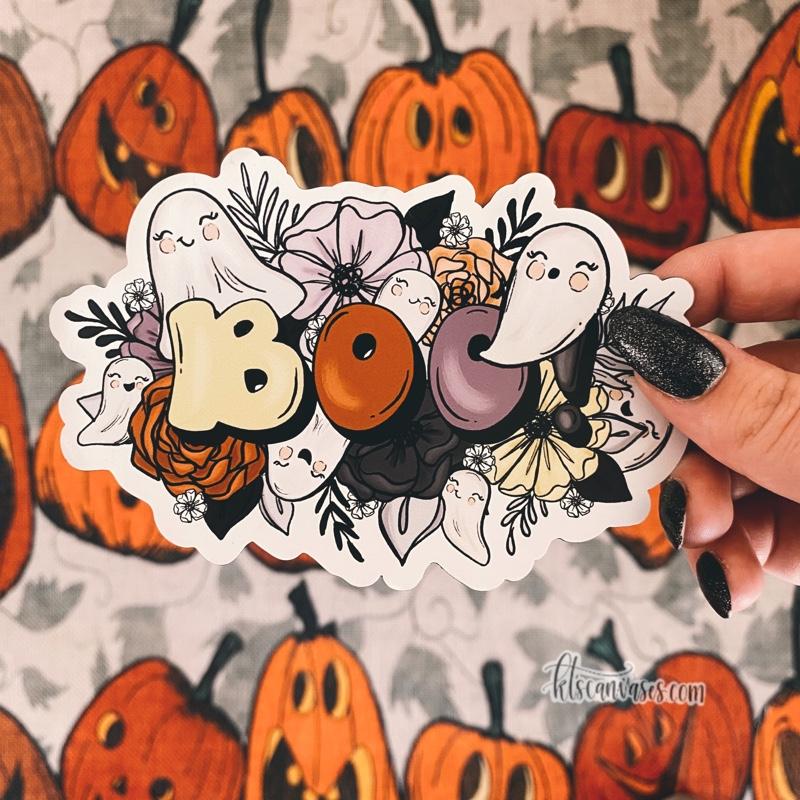 Boo! Floral MAGNET