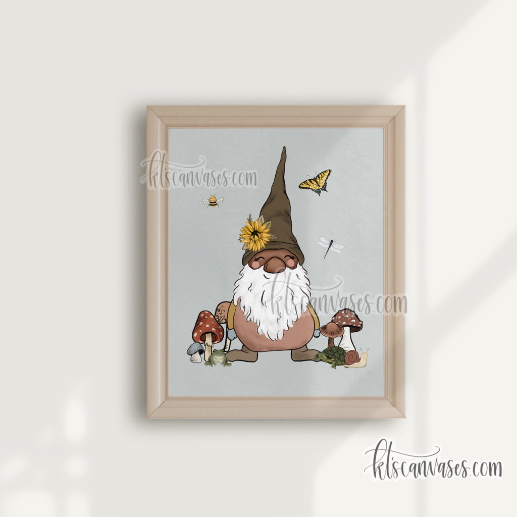 Pep the Garden Gnome Art Print
