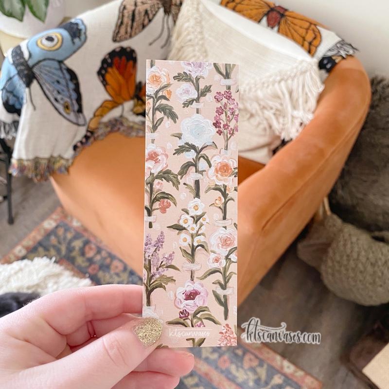 Flower Wall Double Sided Bookmark
