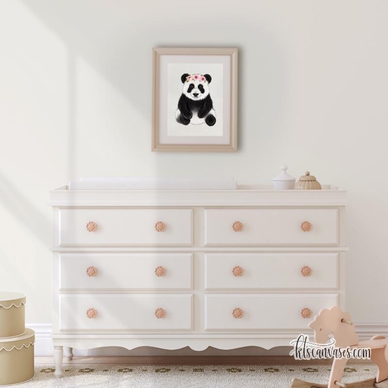Baby Panda Art Print