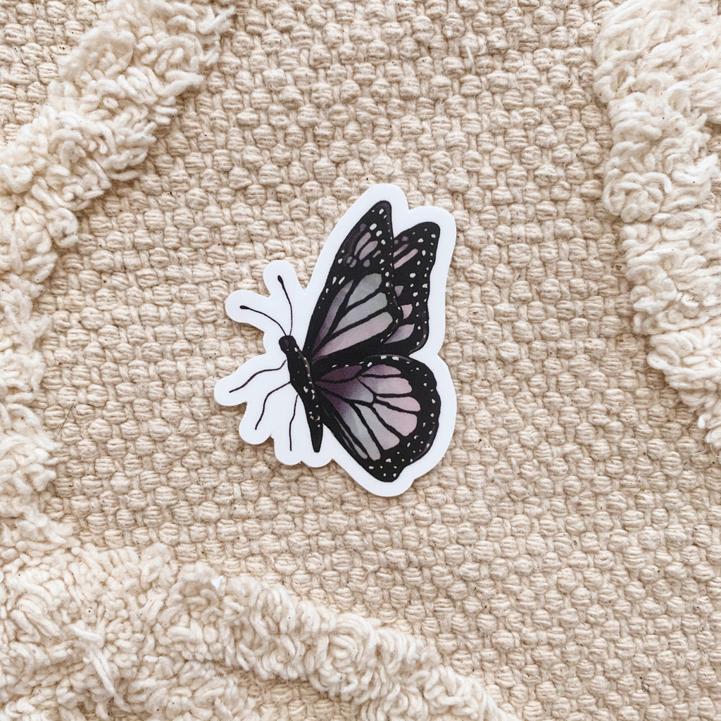 Mini Purple Butterfly #2 Sticker