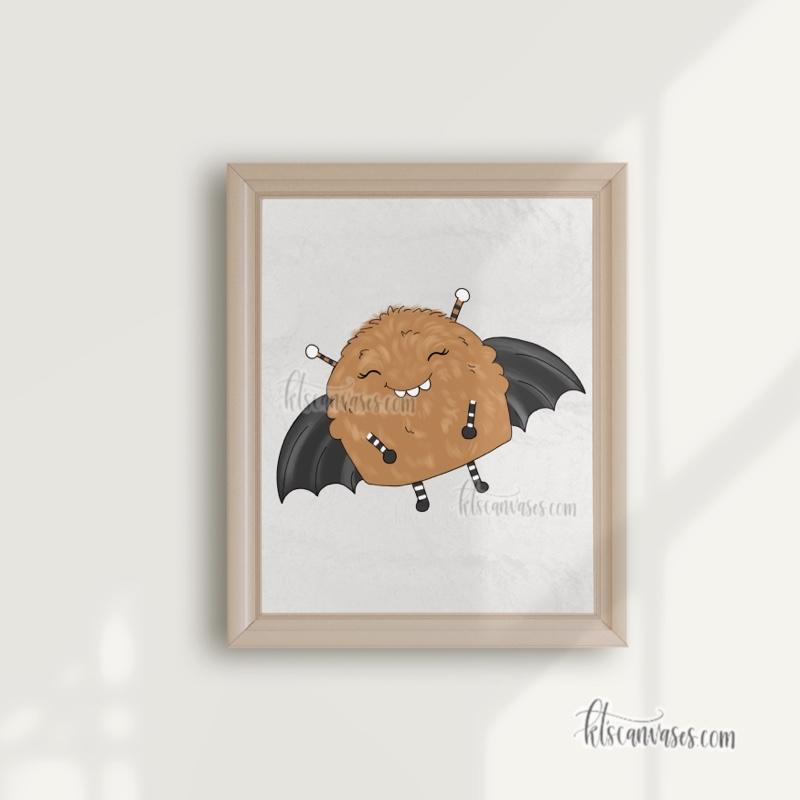 Buffy Bat Monster Art Print