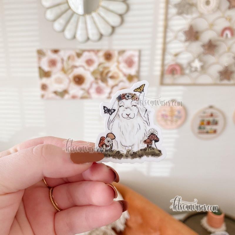 Mini Garden Bunny Sticker