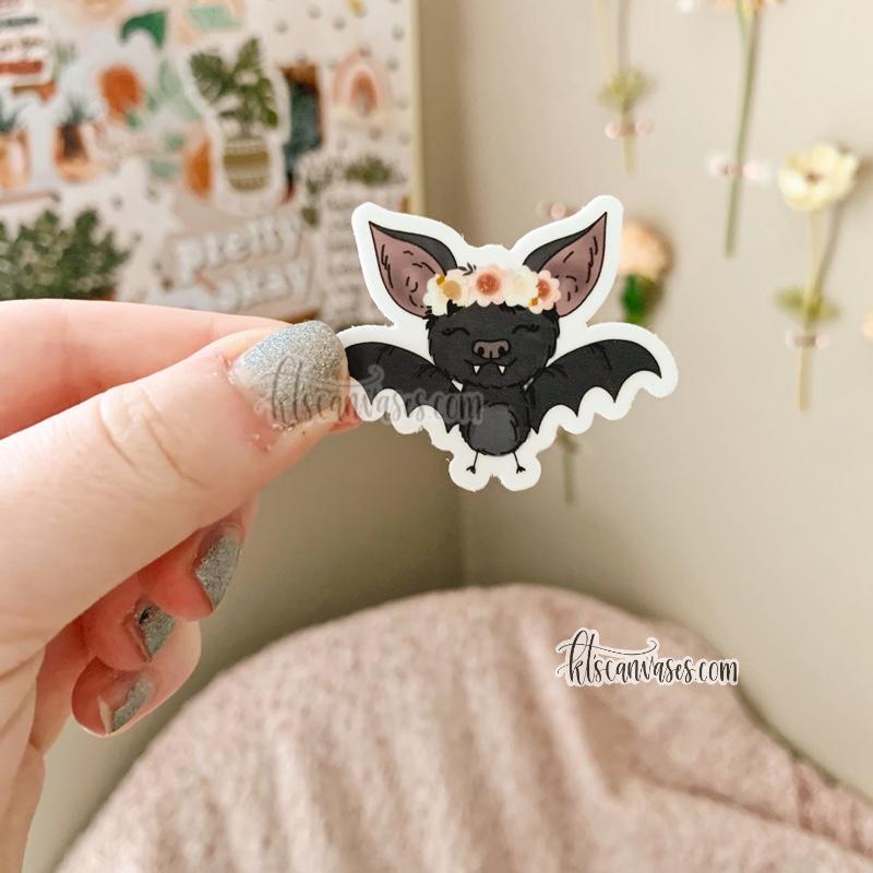 Mini Bat Sticker – KT's Canvases