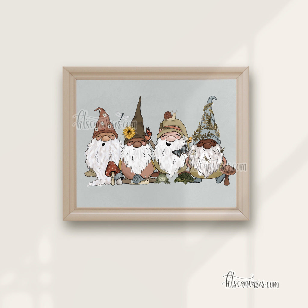 Garden Gnomes Art Print (Horizontal)