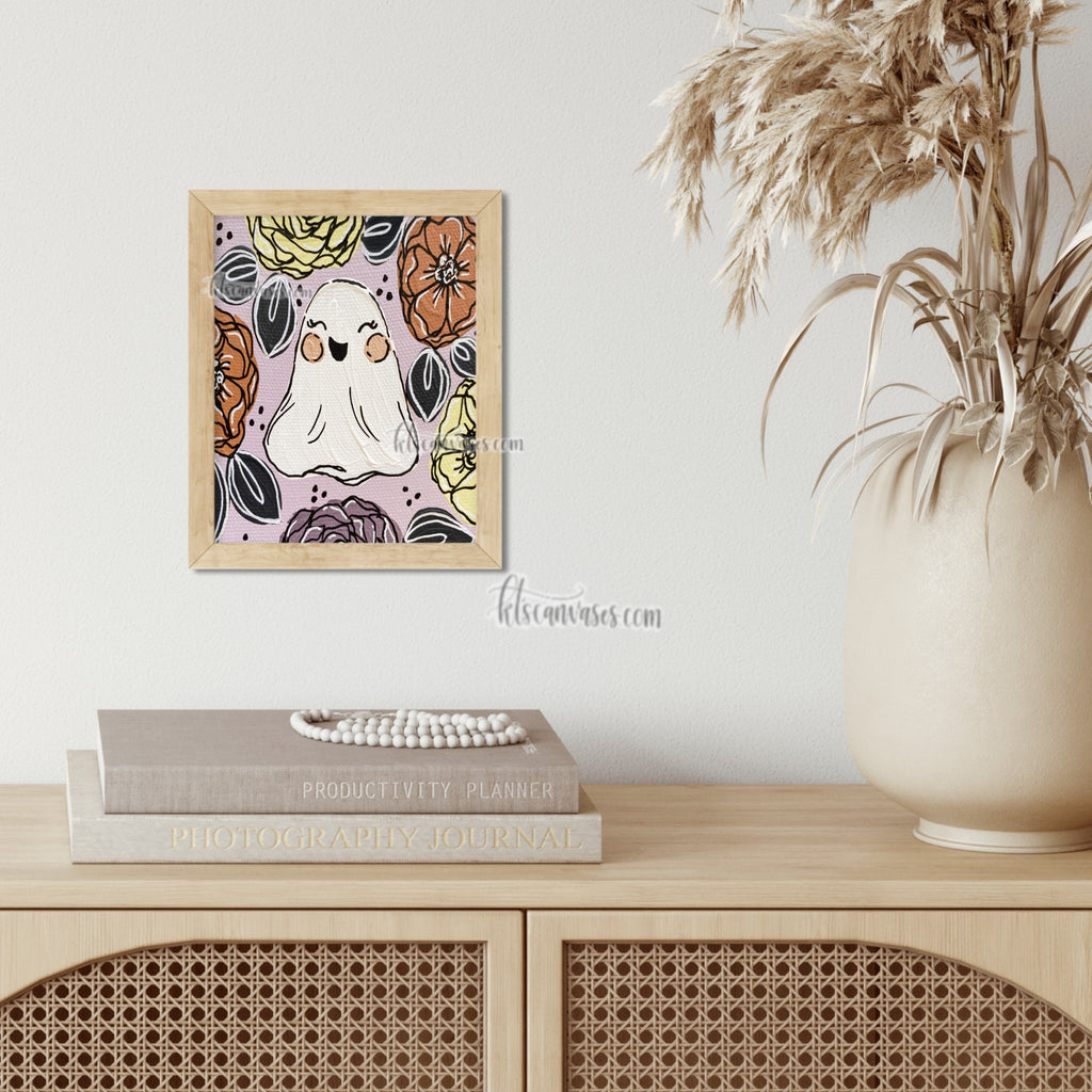 Purple Little Ghost Art Print