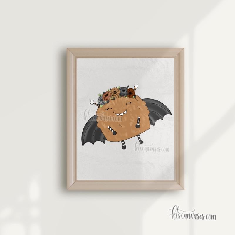 Buffy Bat Monster Art Print