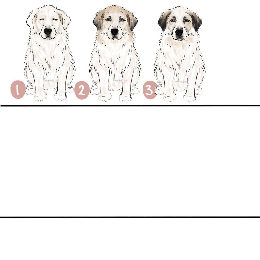 Choose Your GREAT PYRENEES Art Print