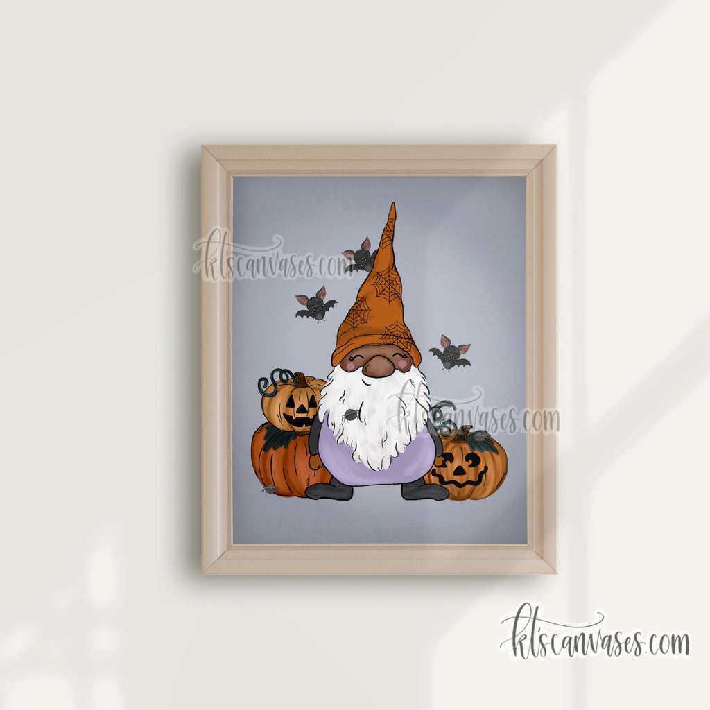 Pep the Spooky Gnome Art Print