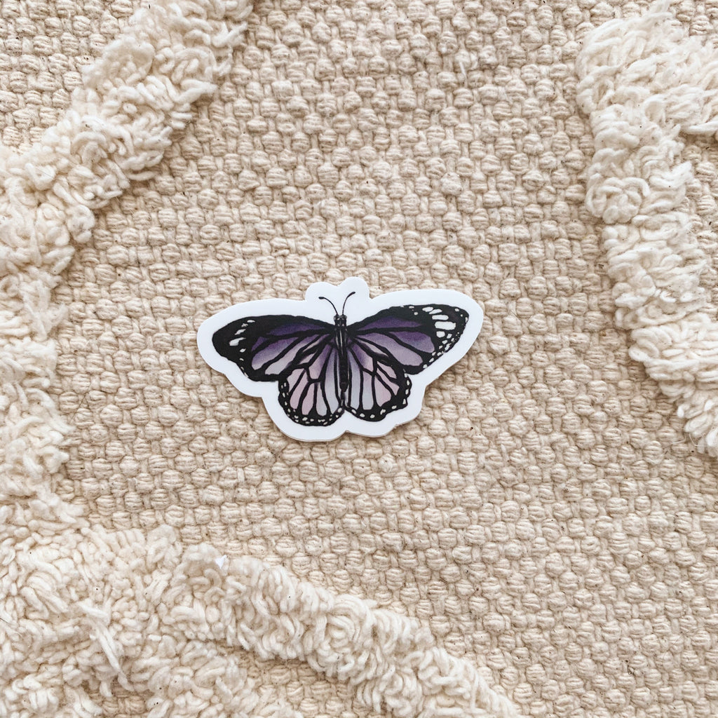Mini Purple Butterfly #1 Sticker