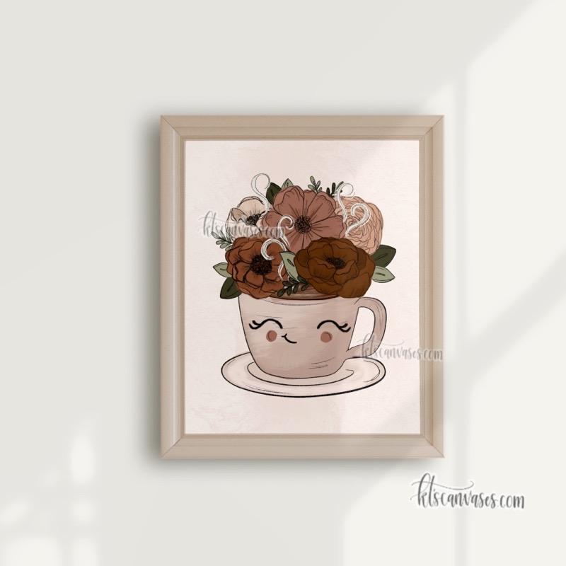 Little Coffee/Tea Cup Art Print