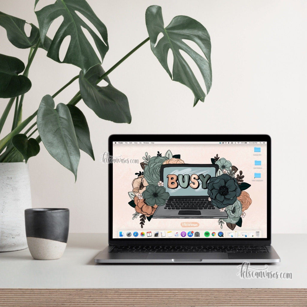 Busy Desktop Wallpaper (Digital Download)