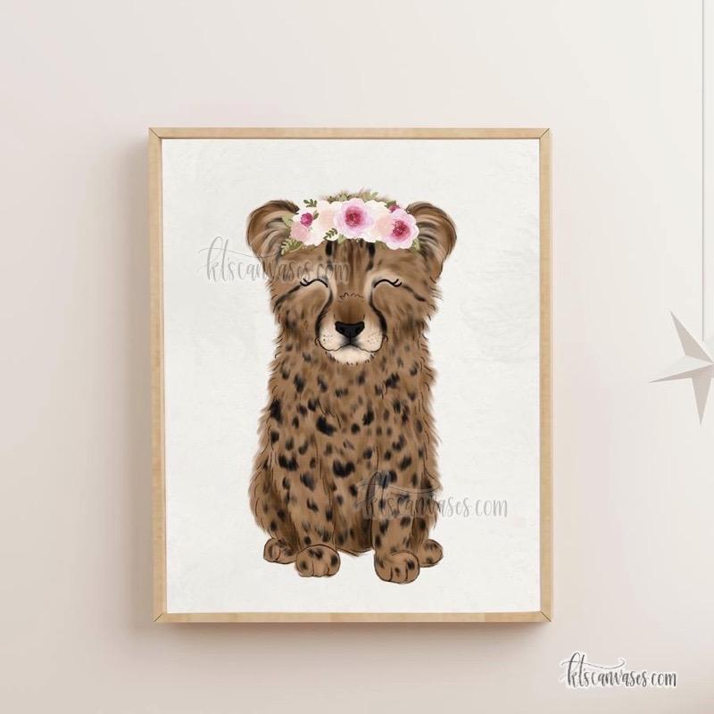 Baby Cheetah Art Print