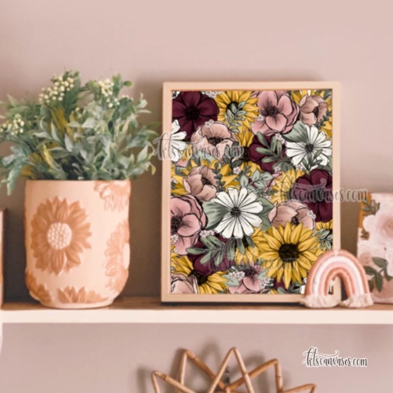 Floral Mix Art Print