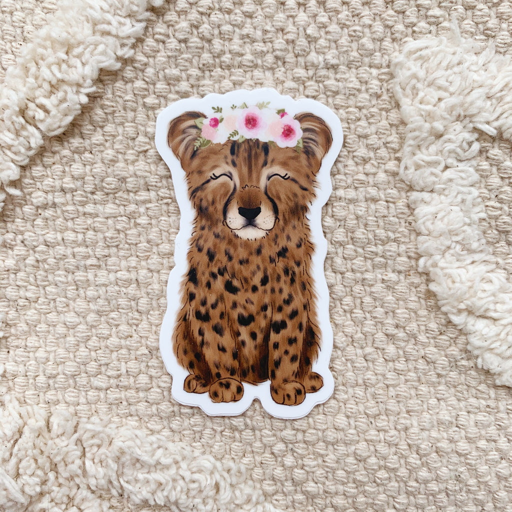 Baby Cheetah Sticker