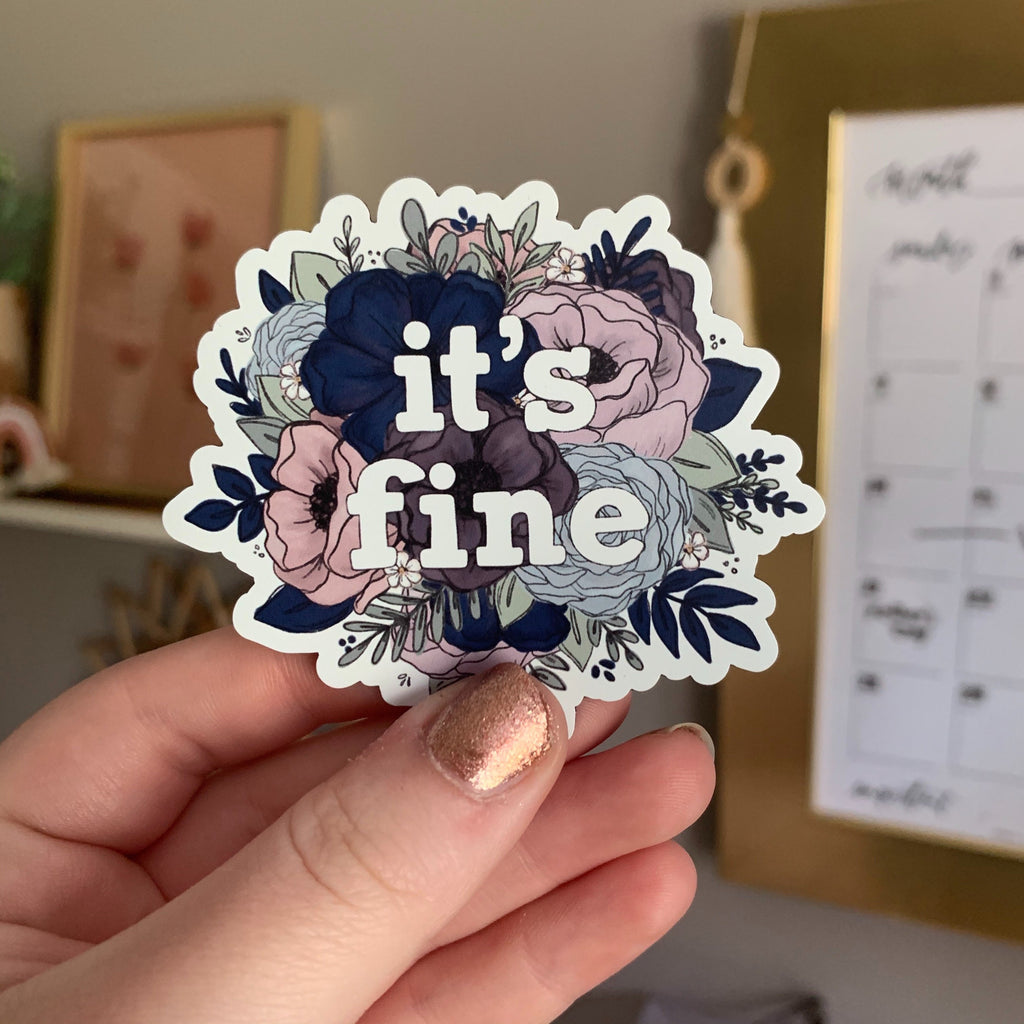 It’s Fine Floral Sticker
