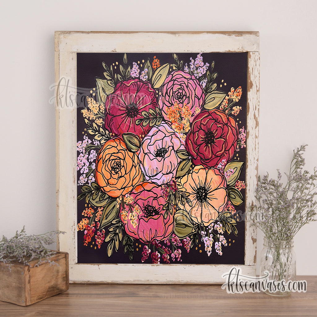 Vibrant Florals Art Print