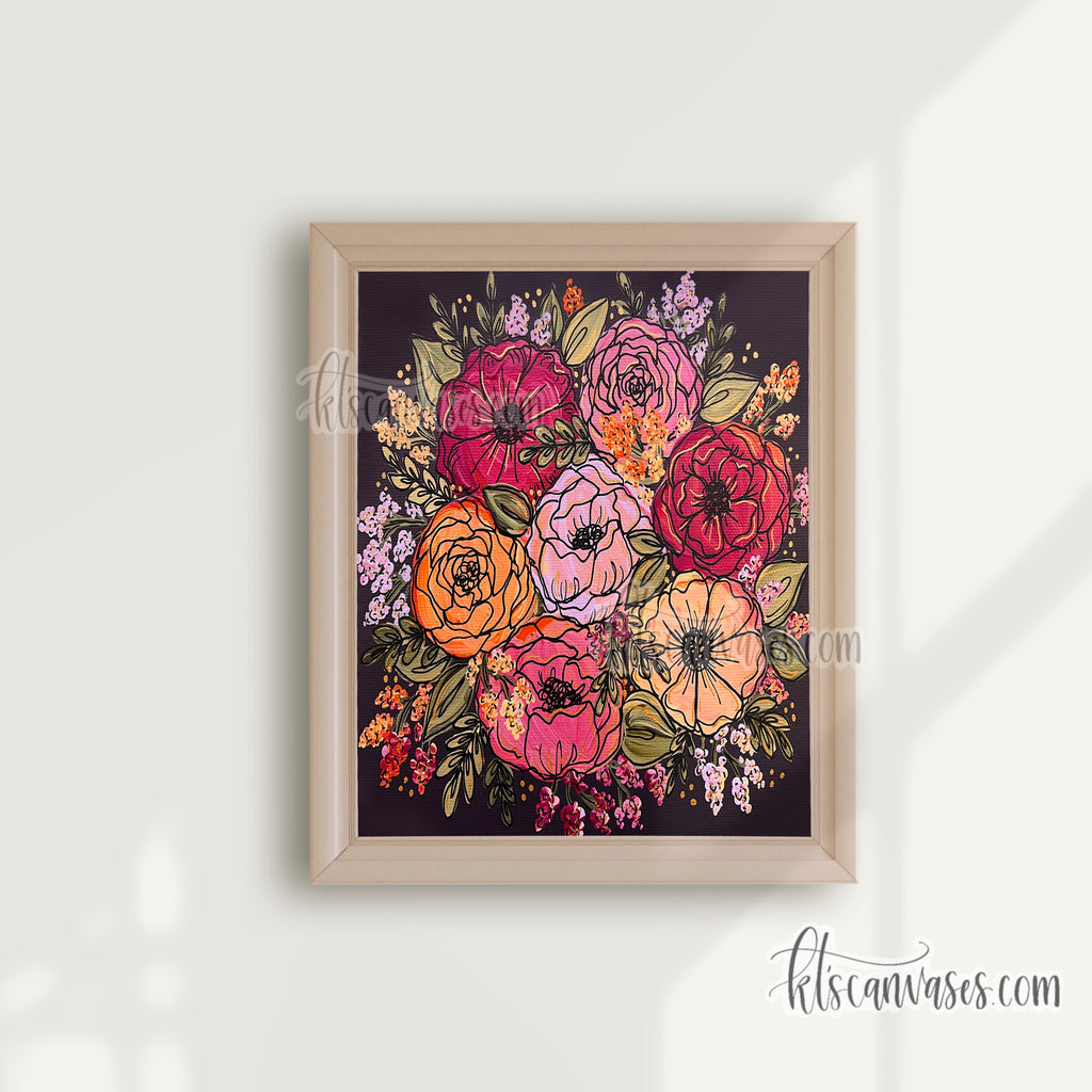 Vibrant Florals Art Print