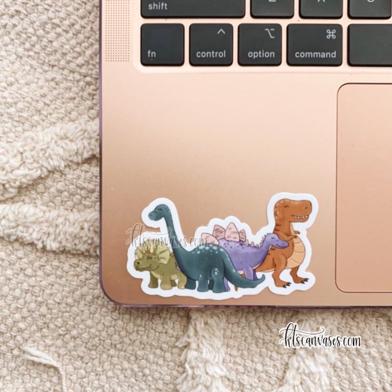 Dinosaur Friends Sticker
